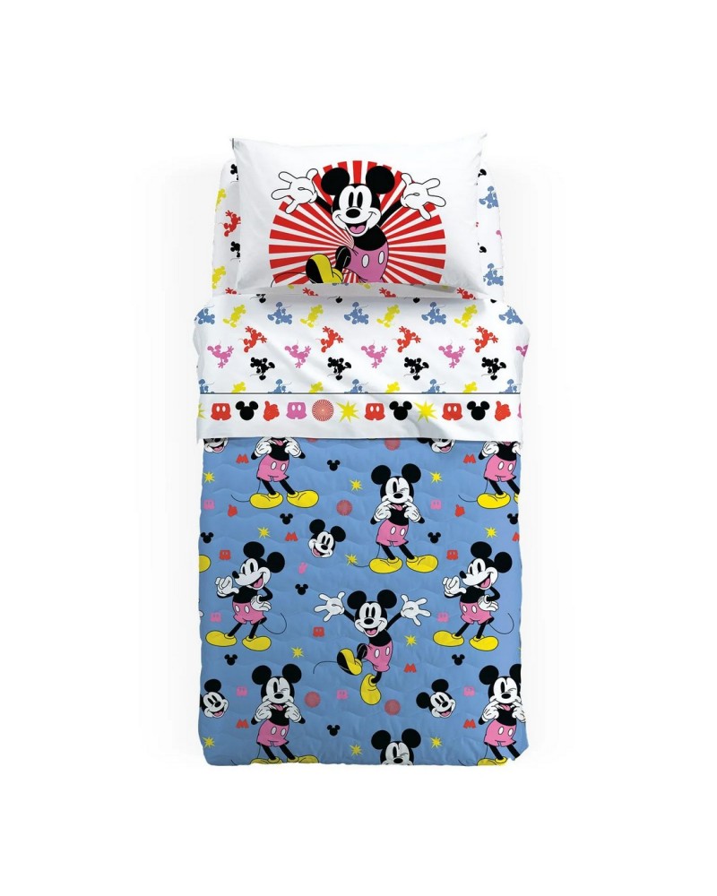 Copriletto Primaverile Mickey Fantasy in Cotone