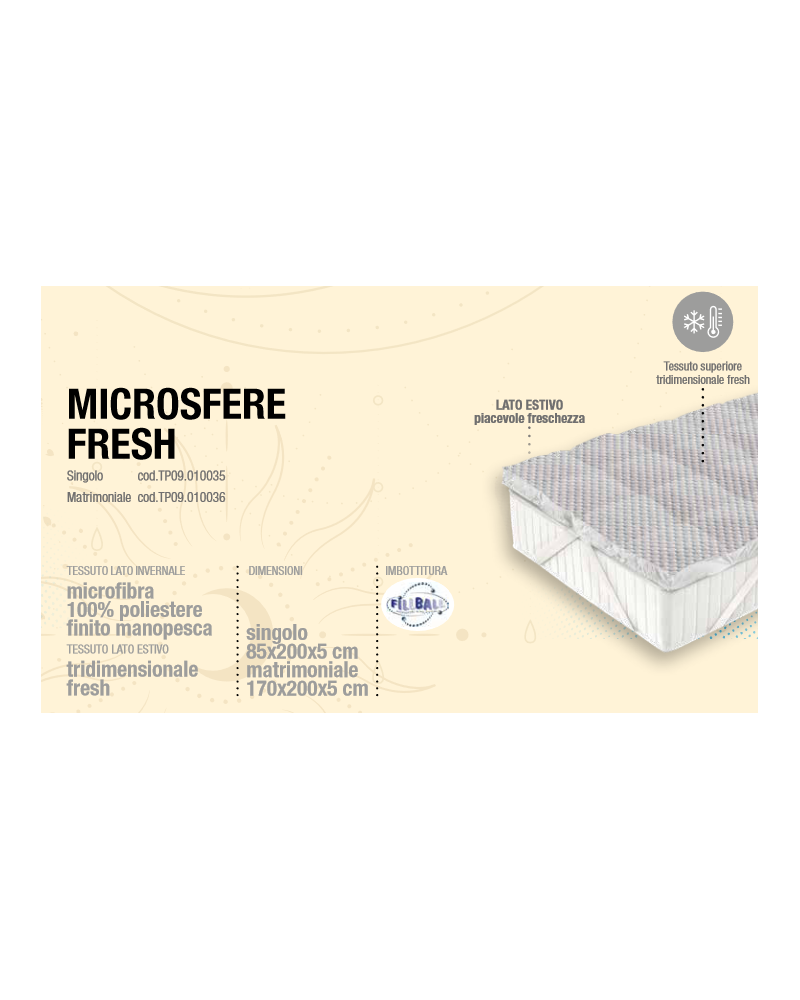 Topper microsfere Fresh Soff.Im