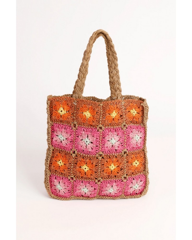 Borsa in Paglia Crochet NoidìNotte