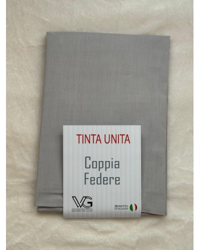 Coppia federe tinta unita VG Home