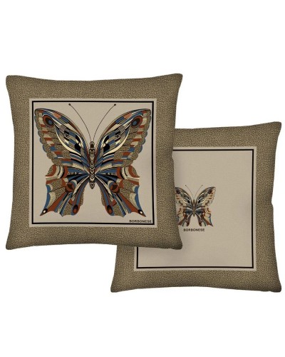 Cuscino arredo in velluto Iconic Papillon Borbonese